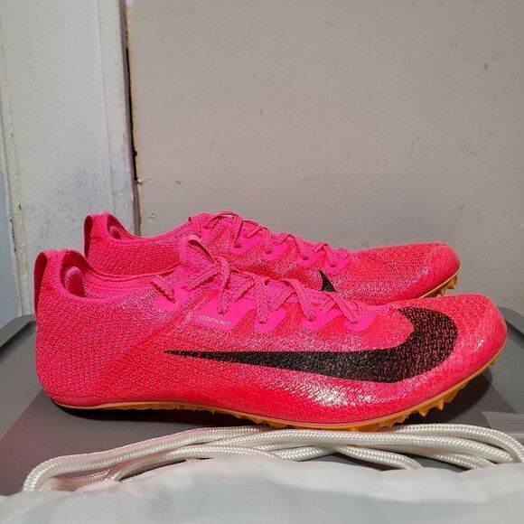 Nike Zoom Superfly Elite 2 Mens Sz 9 Sprinter Shoe Pink/Black New With Bag - Picture 3 of 14
